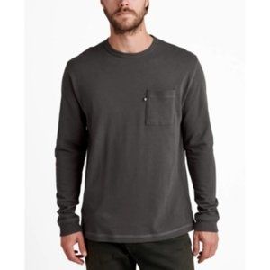 Junk Food Vintage Black Long Sleeve Logo Pocket T-Shirt